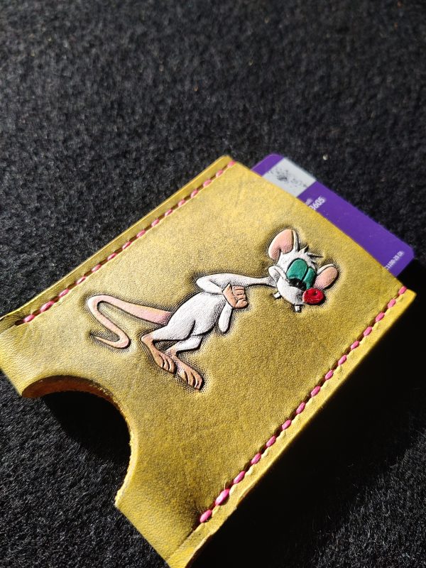 Pinky the mouse card wallet